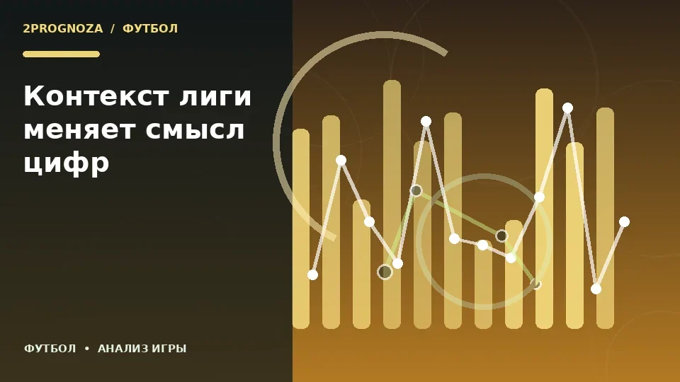 Тематическая иллюстрация: Контекст лиги меняет смысл цифр