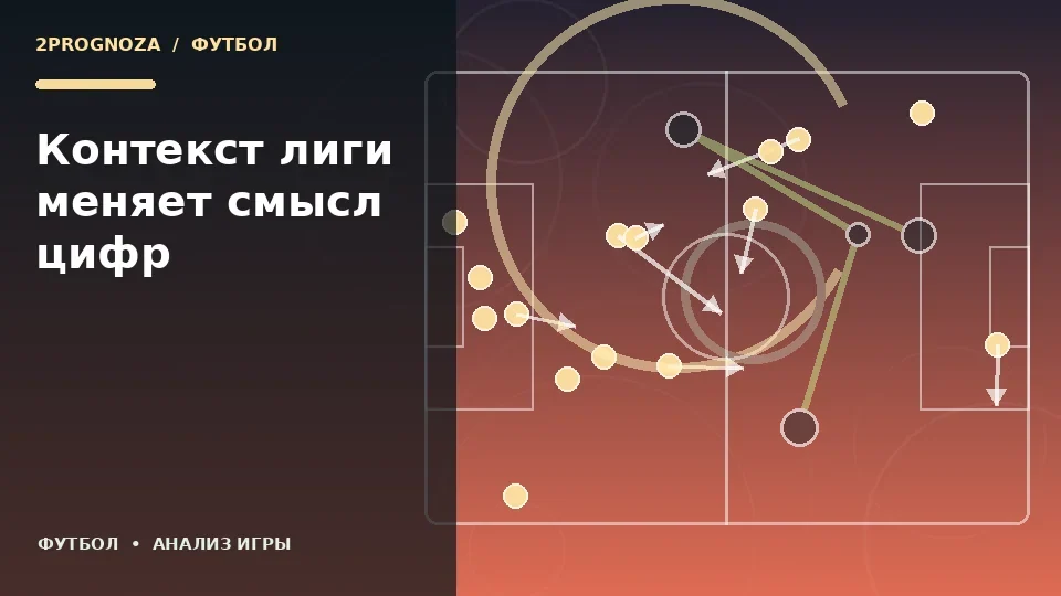 Тематическая иллюстрация: Контекст лиги меняет смысл цифр