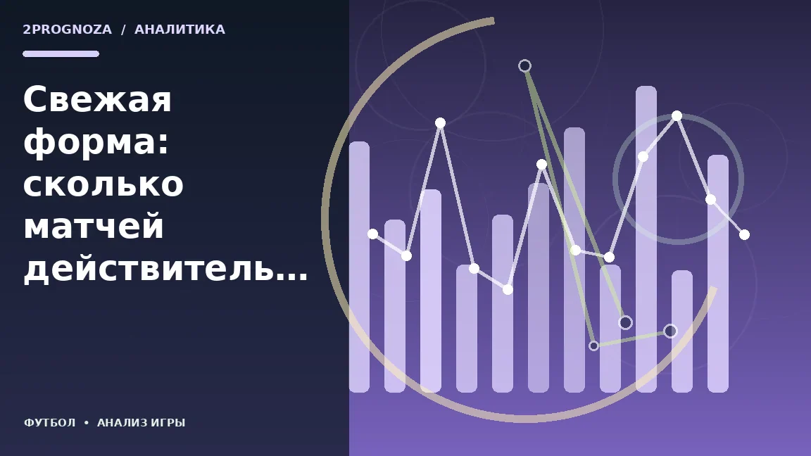 Иллюстрация к теме «Свежая форма: сколько матчей действительно смотреть назад»: игровая схема и ключевые зоны